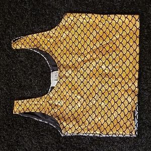 Purusha Holographic Mermaid Rave Top Swimwear